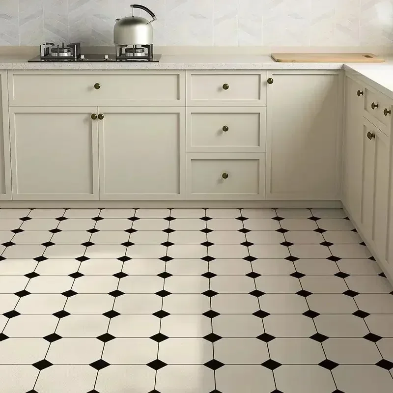 Home Textiles Plaid - Mutfak halı anti-kirlenme yağ geçirmez ızgara