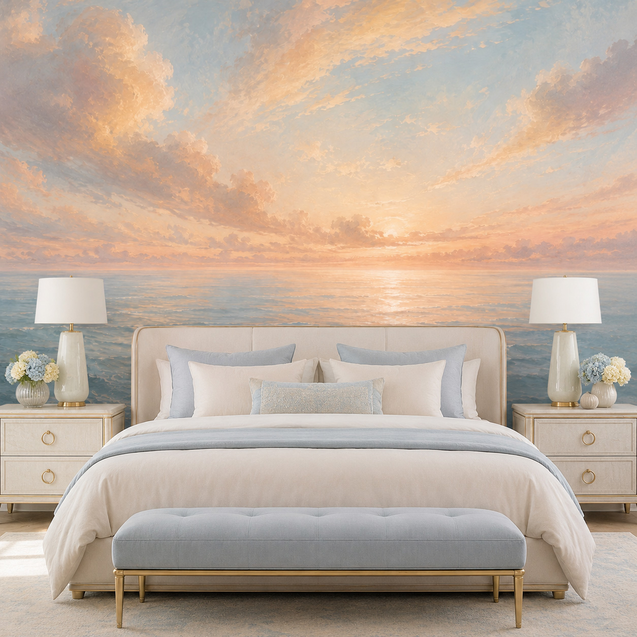 Pastel Okyanus Gün Doğumu Kend - Sunrise Home Textiles & Apparel incelemesi ve fiyatı