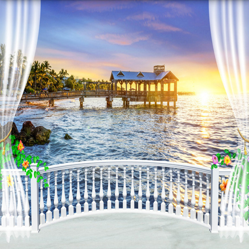 Özel Fotoğraf Duvar Kağıdı 3D  - Sunrise Home Textiles & Apparel incelemesi ve fiyatı