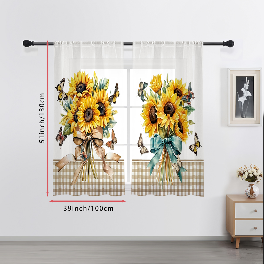 2 Adet Dijital Baskı Şeffaf Pe - Home Textiles Plaid incelemesi ve fiyatı