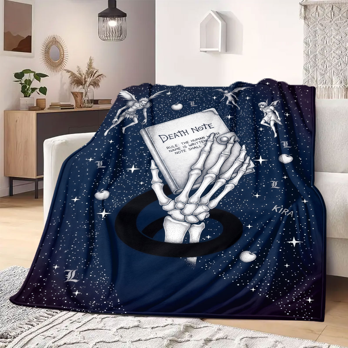 Death Note Radyant Baskılı Fla - Home Textiles Notes incelemesi ve fiyatı