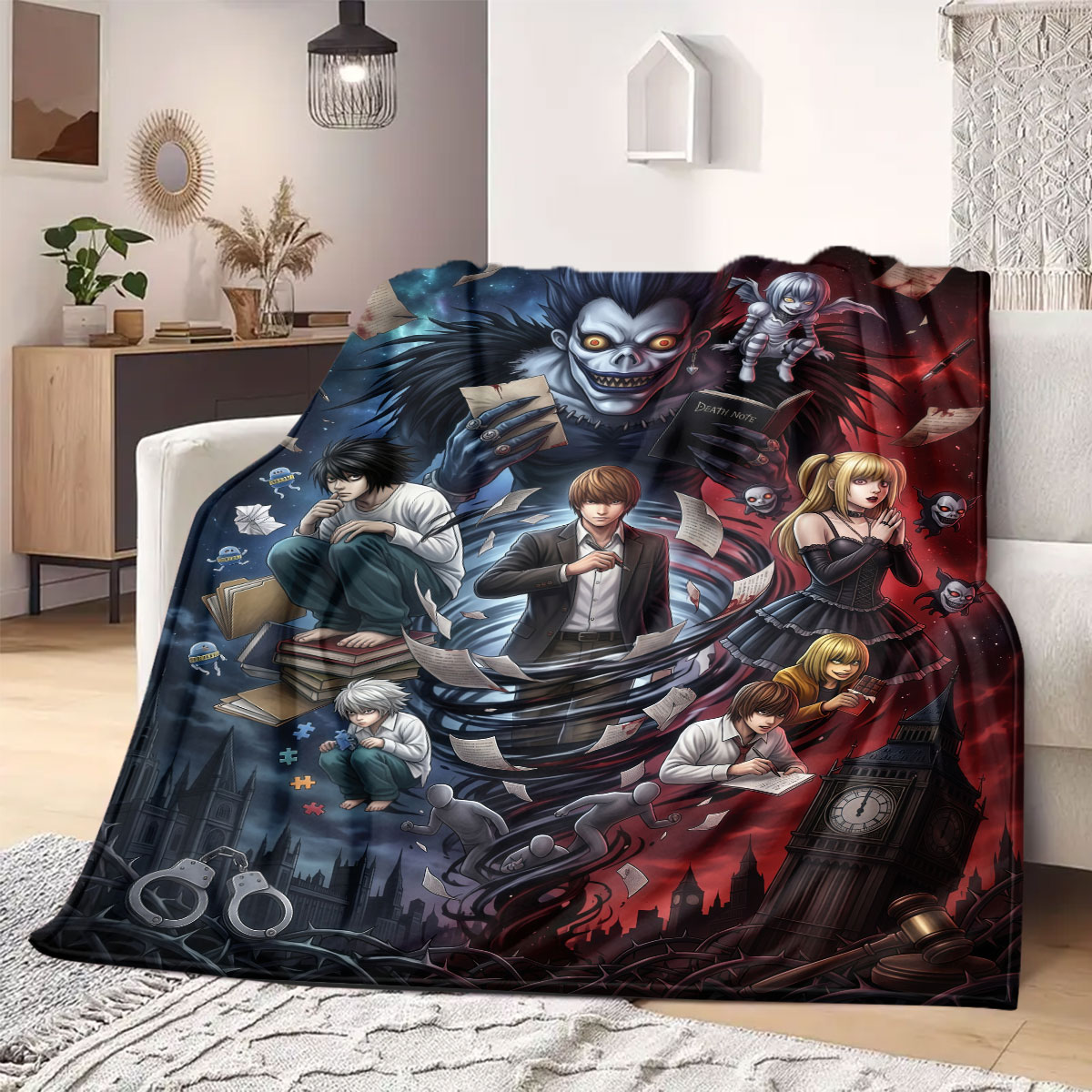 Death Note Grand Karikatür Fla - Home Textiles Notes incelemesi ve fiyatı