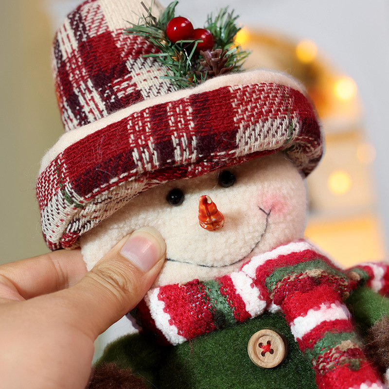 1 adet noel süsü kumaş sallana - Home Textiles Plaid incelemesi ve fiyatı